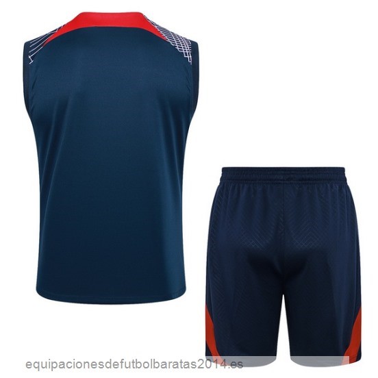 Nuevo Entrenamiento Sin Mangas Conjunto Completo Paris Saint Germain 23/24 Azul Rojo Purpura Baratas